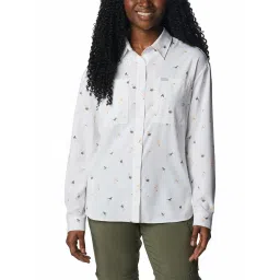 Columbia White Printed Shirt image 1