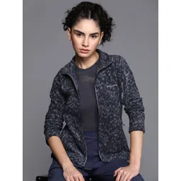 Columbia Women Blue Printed Sweatshirt-image-40