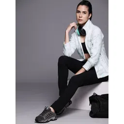 Columbia Women Fast Trek Printed Full Sleeve Trekking-Hiking Fleece Jacket-picture-30