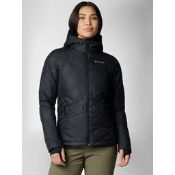 Columbia Women Hooded Solid Sports Lightweight Padded Jacket-picture-37