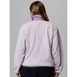 Columbia Women Mock Collar Solid Lightweight Tailored Jacket image 2