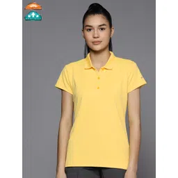 Columbia Women Solid Polo Collar T-shirt-picture-22
