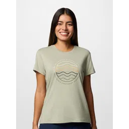 Columbia Women Typography Printed Round Neck T-shirt-picture-27