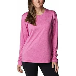 columbia Women's Solid Regular Fit Hike LS Shirt-picture-18