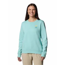 Columbia Womens Turquoise Beaumount Graphic Crew Pullover-picture-40