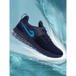 Columbus Men Mesh Lace-Ups Running Non-Marking Shoes-image-17