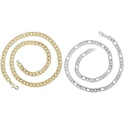 Combo Pack of Gold Chain Heavy Chain For Mens Boys Trendy Stylish Heavy Chain IJ-CHN-L-CMB2P-2022121-20…-picture-36