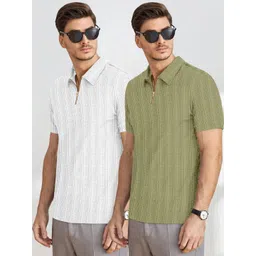 COMBRAIDED Men Polo Collar T-shirt-picture-14