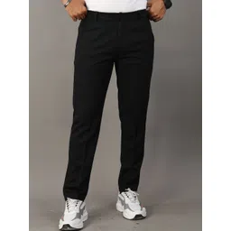 COMBRAIDED Men Polyester Regular Fit Chinos Trousers-picture-13