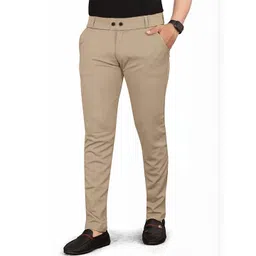 COMBRAIDED Men Polyester Slim Fit Trousers image 2