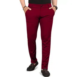 COMBRAIDED Men Slim Fit Mid Rise Trousers-picture-20