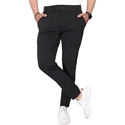 combraided Men's Regular Casual Pants (VB_Trouser_Black_30-picture-39