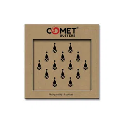 Comet Busters 14-Pcs Traditional Designer Bindi - Black-picture-39