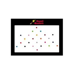 Comet Busters 24 Pcs Reusable Bindis - Multicoloured-picture-16