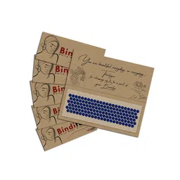 Comet Busters Bindiful Pack Of 5 Traditional Round Bindi - Navy Blue-picture-30