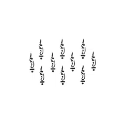 Comet Busters Black Bindi - 10 Pcs-image-28