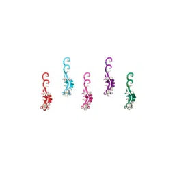 Comet Busters Multicolored Stone Studded Bindis - 5 Pcs-image-21