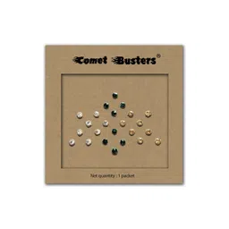 Comet Busters Round Shaped Embellished Bindis - 24 Pcs-picture-21