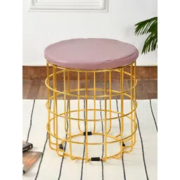 COMFIDELITAS Teviston Purple Cylindrical Shaped Seating Ottoman-picture-28