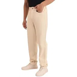 comfits Loose Fit Baggy Jeans, Plain Beige-picture-19