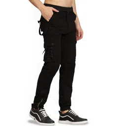 COMFITS Men Classic Regular Fit Mid-Rise Cargos Trouser-picture-40