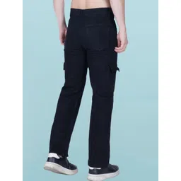 COMFITS Men Classic Regular Fit Mid-Rise Cotton Cargo Jeans image 2