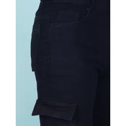 COMFITS Men Classic Regular Fit Mid-Rise Cotton Cargo Jeans image 3