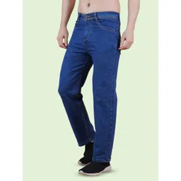 COMFITS Men Classic Regular Fit Mid-Rise Cotton Stretchable Jeans-picture-12