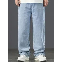 COMFITS Men Classic Regular Fit Mid-Rise Stretchable Cotton Denim Jeans-picture-16