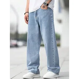 COMFITS Men Classic Regular Fit Mid-Rise Stretchable Denim Baggy Jeans-picture-32