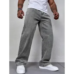 COMFITS Men Classic Relaxed Fit Mid-Rise Light Fade Stretchable Jeans-picture-20