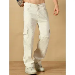 COMFITS Men Classic Relaxed Fit Mid-Rise Stretchable Baggy Denim Jeans-picture-13