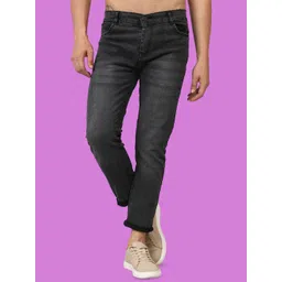 COMFITS Men Cotton Regular Fit Mid-Rise Classic Clean Look Light FadeJeans-picture-24