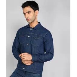 COMFITS Men Lightweight Denim Jacket with Patchwork-picture-38