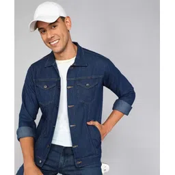 COMFITS Men Washed Checked Lightweight Denim Jacket-picture-38