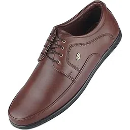comfort walk Brown Synthetic Formal Derby Shoes for Men's (CW 804 003) - Size 8-picture-32