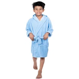 COMFORTLOOMS Blue Bath Robe and Wraps image 1
