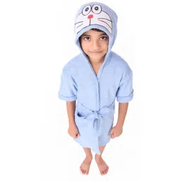 comfortlooms Pink, Sky Blue XL Bath Robe-picture-16