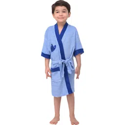 comfortlooms Sky Blue XL Bath Robe-picture-14