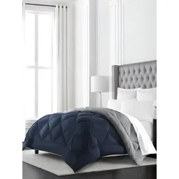 Comfowell Blue & Grey Heavy Winter 233 GSM Double Bed Comforter-image-40