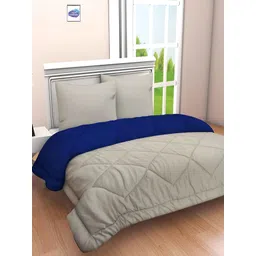 Comfowell Blue & Grey Heavy Winter 233 GSM Double Bed Comforter-image-41
