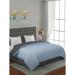 Comfowell Blue & Grey Heavy Winter 233 GSM Single Bed Quilt-image-8
