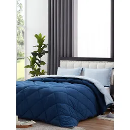 Comfowell Blue Heavy Winter 233 GSM Double Bed Quilt-image-37