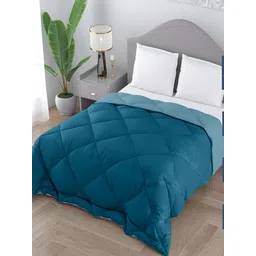 Comfowell Blue Heavy Winter 233 GSM Double Bed Quilt-image-17