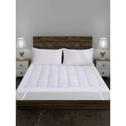 Comfowell White Topper Cotton Queen Size Waterproof Mattress Cover-picture-19