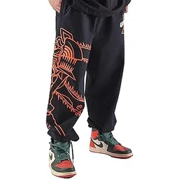 comicsense.xyz Unisex Anime Joggers for Men and Women, Hybrid Hunter Printed Anime Baggy Fit Track Pants-picture-25