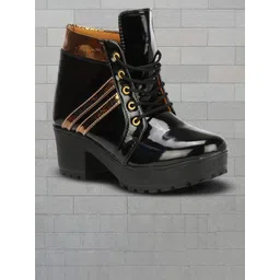 Commander Shoes Women Casual Block-Heeled Boots-picture-39