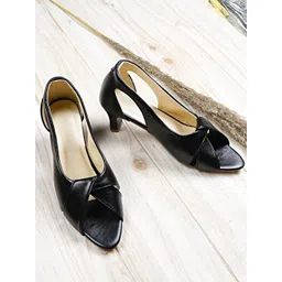 Commander Shoes Women Crisscross Open-Toe Kitten Heels-picture-31