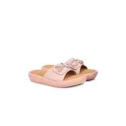Commander Shoes Women Textured Open Toe Flats-picture-35