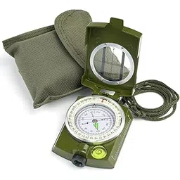 Compass, Sportneer High Accuracy Waterproof Military Compass with Carrying Bag Lensatic Sighting Waterproof and Shakeproof Compass Army Green Suitable for Camping Hiking-picture-24